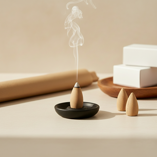 Agarwood – LUMORA Collection Backflow Incense Cones (25 Cones)