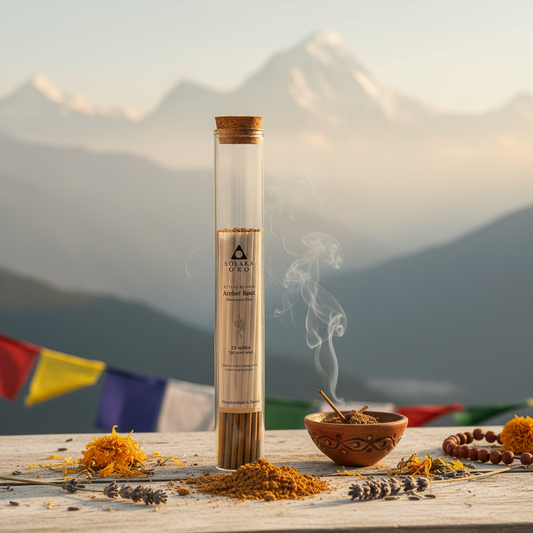 Amber Root – RITUAL BLOOM Collection Nepalese Incense Sticks (25 Sticks)