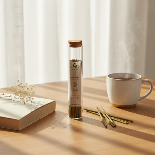 Calm Ember – NIVRA Collection Tibetan Sandalwood Incense Sticks (18 Sticks, ~60 mins)