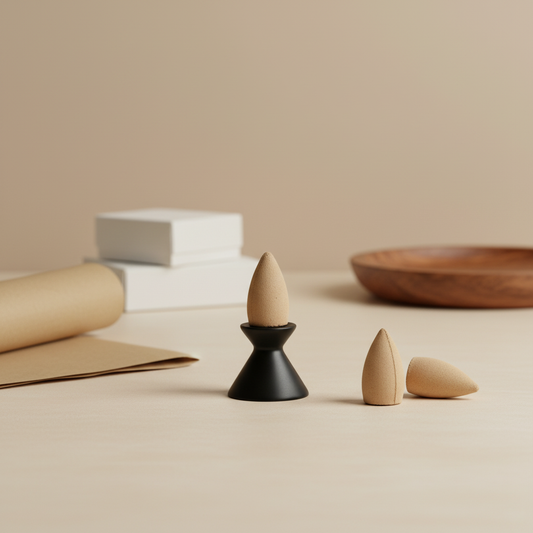 Cedarwood – LUMORA Collection Backflow Incense Cones (25 Cones)