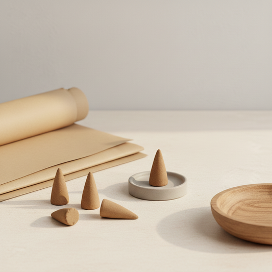 Cinnamon – SENTIERE: ELEMENTAL ROOTS Incense Cones (25 Cones, ~20 mins each)