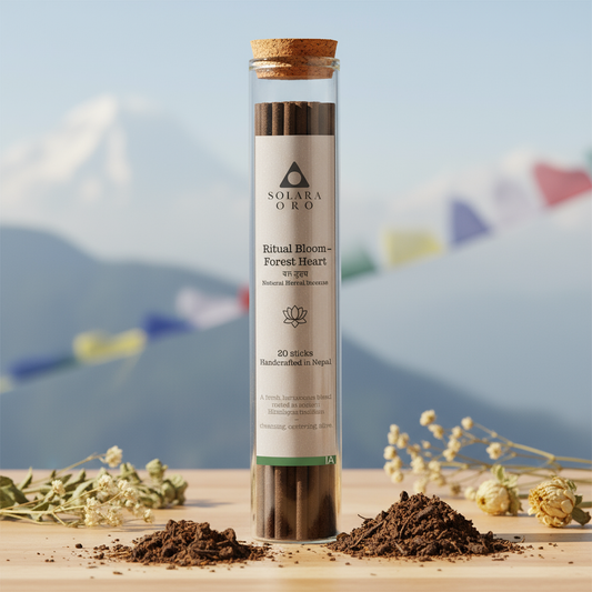 Floral Sanctuary – INNER ASCENT Collection Sandalwood & Jasmine Incense Sticks (20 Sticks)