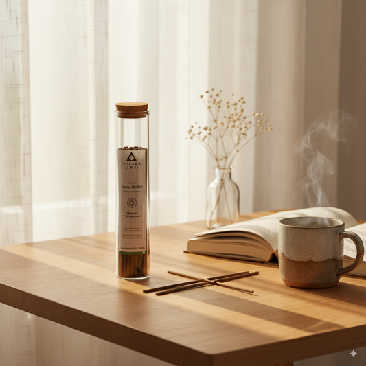 Moon Mudra – NIVRA Collection Tibetan Mugwort Incense (18 Sticks, ~60 mins)