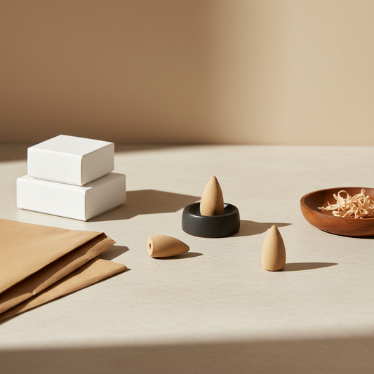 Palo Santo – LUMORA Collection Backflow Incense Cones (25 Cones)