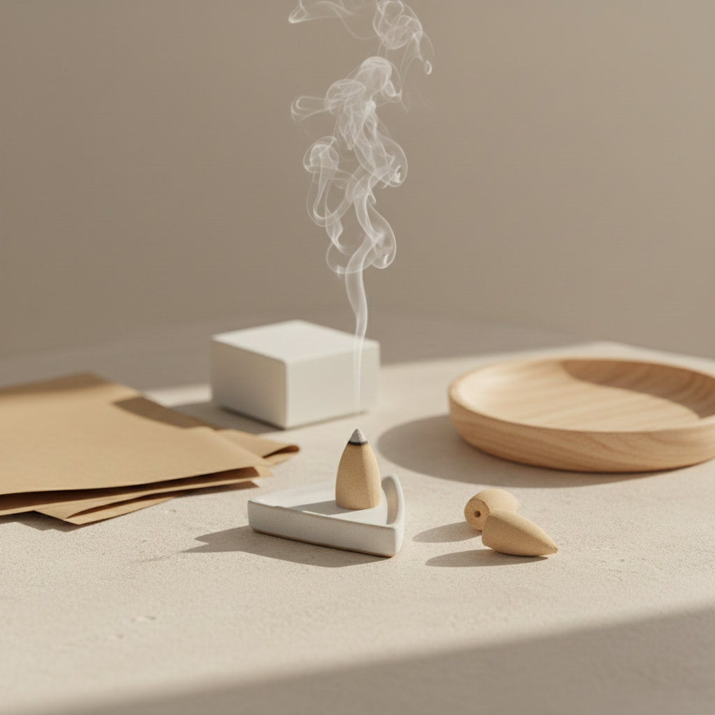 Sandal – LUMORA Collection Backflow Incense Cones (25 Cones)