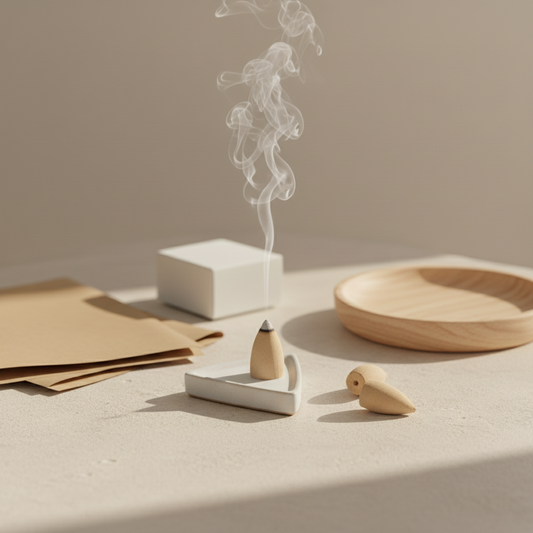 Sandal – LUMORA Collection Backflow Incense Cones (25 Cones)