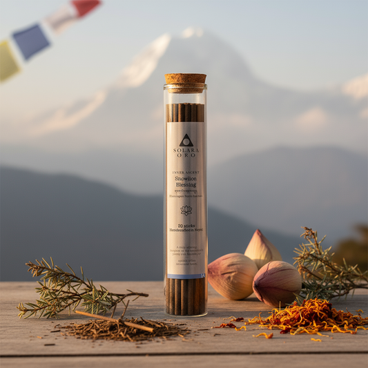 Snowlion Blessing – INNER ASCENT Collection Tibetan Snowlion Incense (20 Sticks)