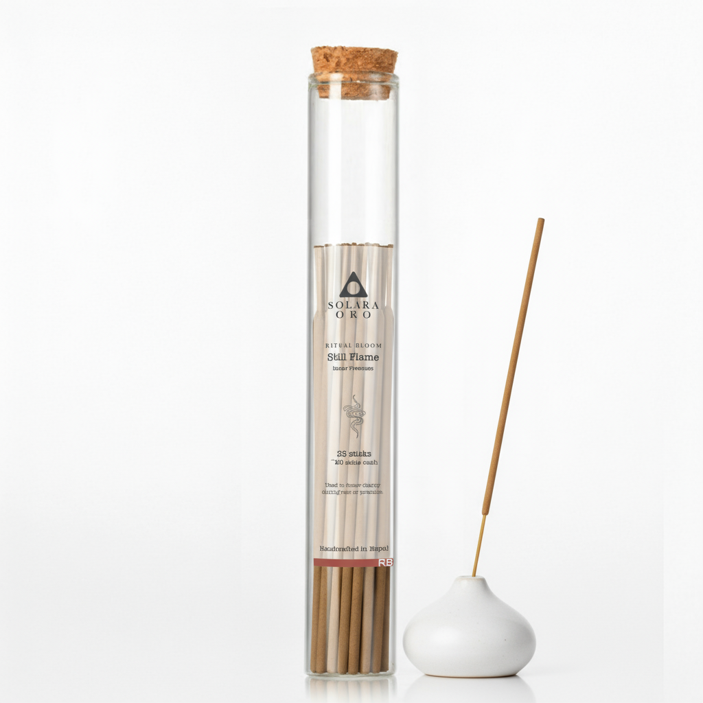 Still Flame – RITUAL BLOOM Collection Nepalese Incense Sticks (25 Sticks)