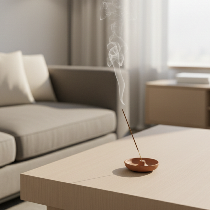 Display of incense sticks in elegant packaging, arranged for an inviting aromatherapy ambiance.