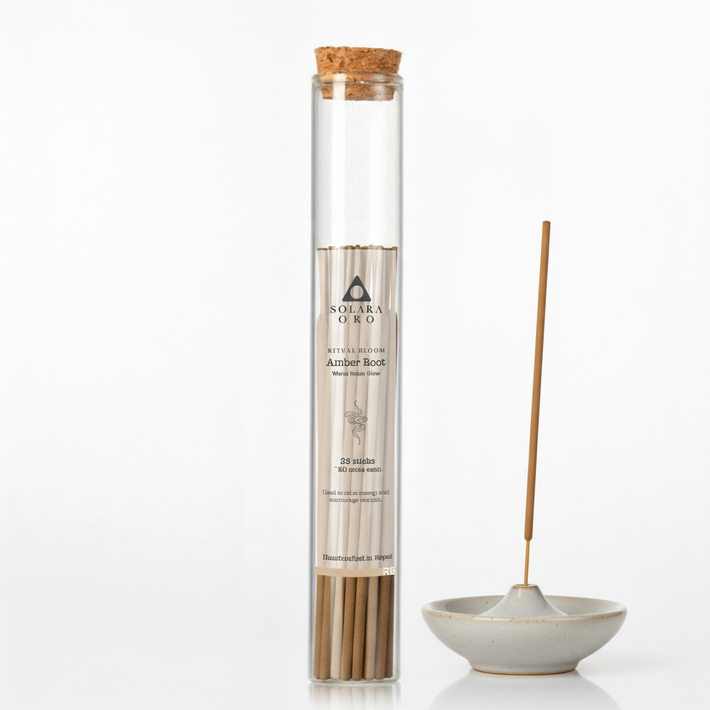 Amber Root – RITUAL BLOOM Collection Nepalese Incense Sticks (25 Sticks)