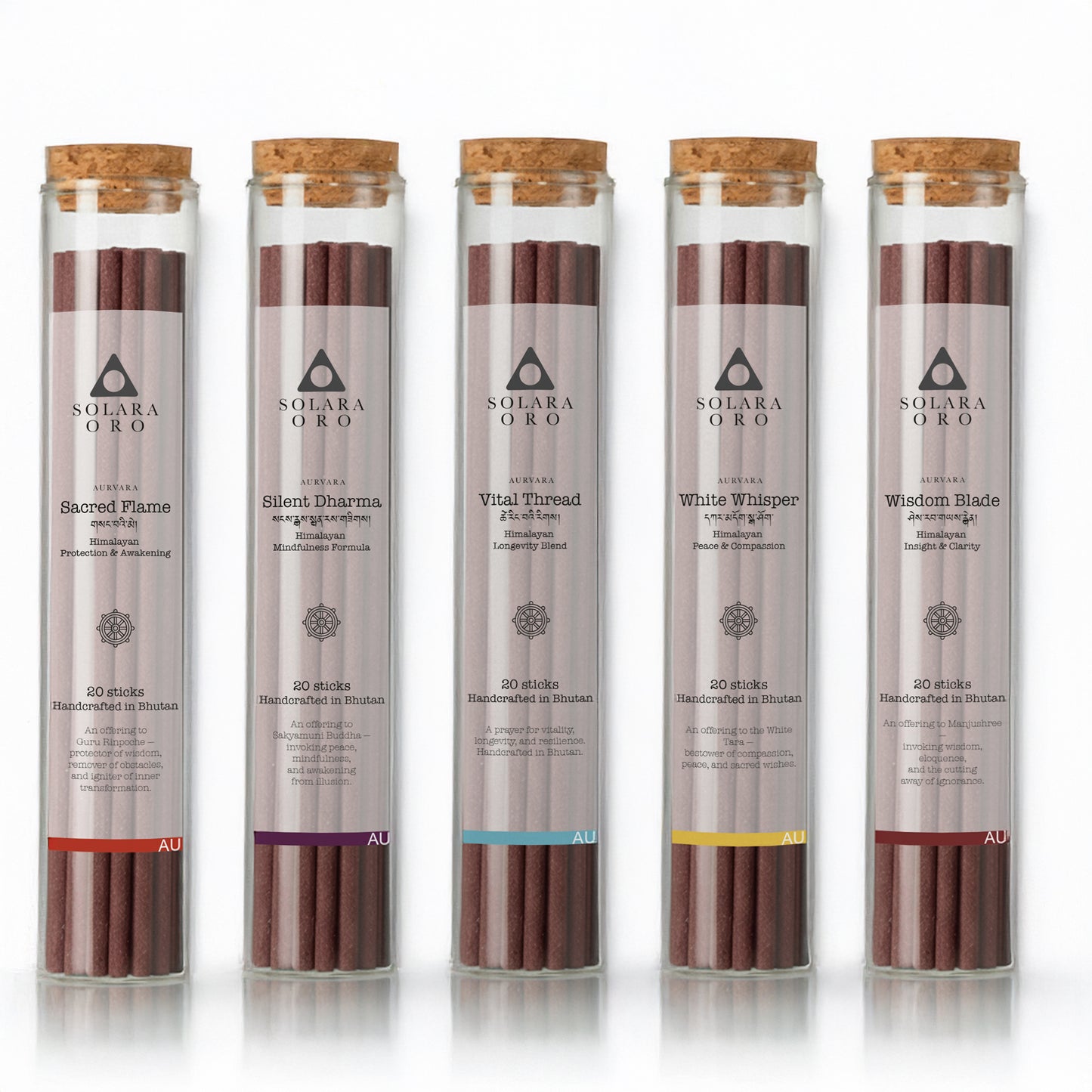 Bhutan – AURVARA Power & Protection Incense Sticks Collection Set B