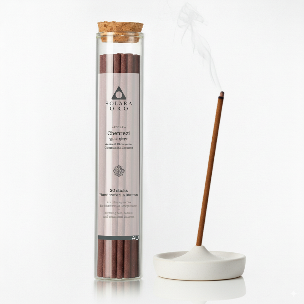 Chenrezi – AURVARA Collection Bhutanese Compassion Incense Sticks (20 Sticks)