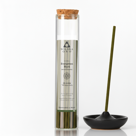 Evergreen Ward – NIVRA Collection Tibetan Juniper Incense (18 Sticks, ~60 mins)
