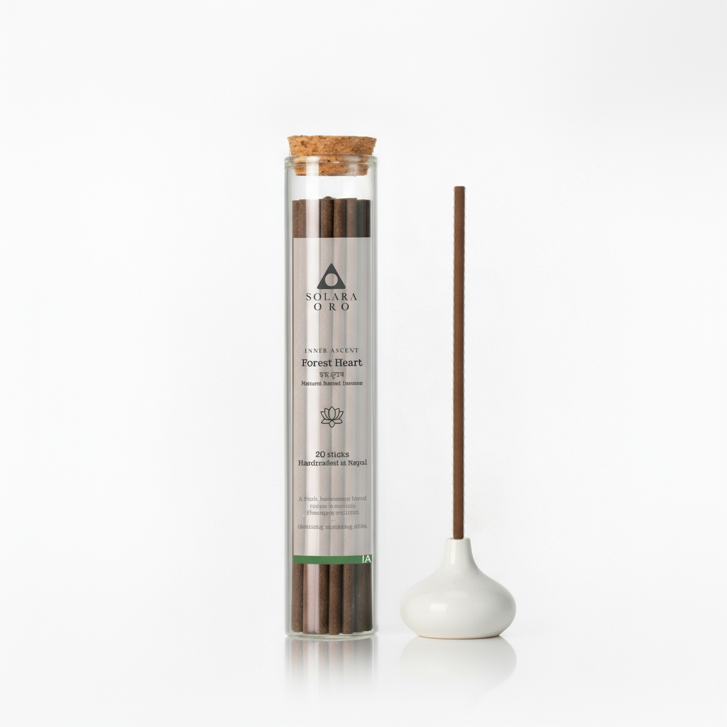 Floral Sanctuary – INNER ASCENT Collection Sandalwood & Jasmine Incense Sticks (20 Sticks)