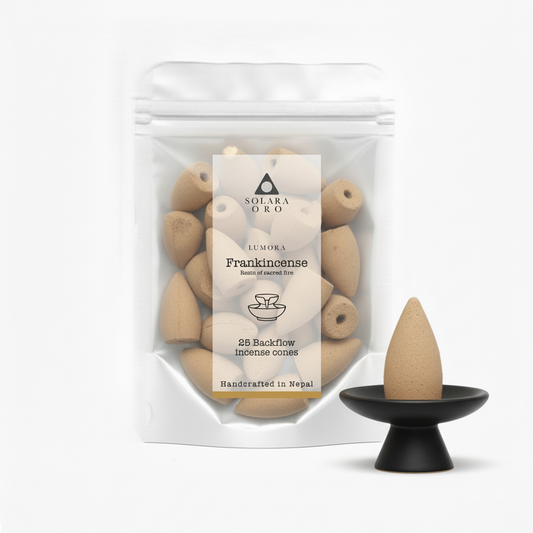Frankincense – LUMORA Collection Backflow Incense Cones (25 Cones)