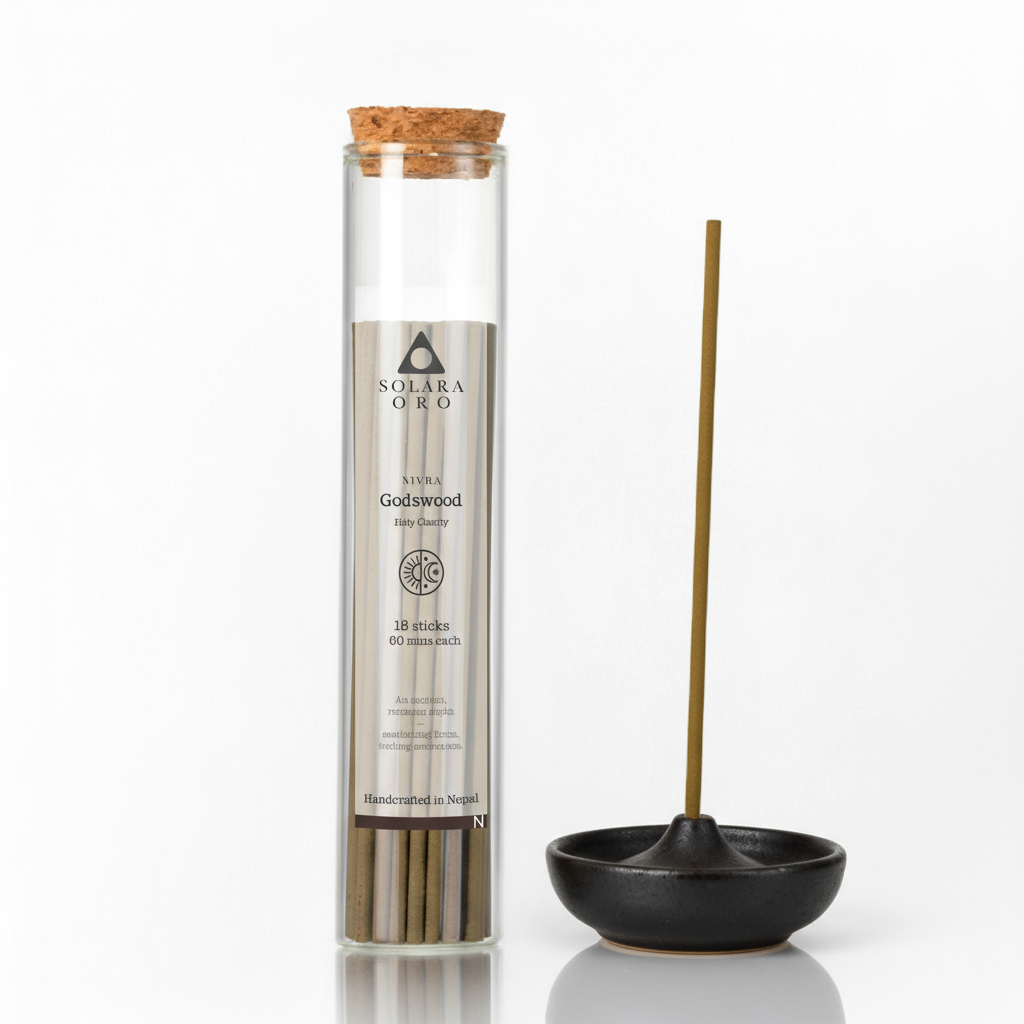 Godswood – NIVRA Collection Tibetan Agarwood Incense (18 Sticks, ~60 mins)