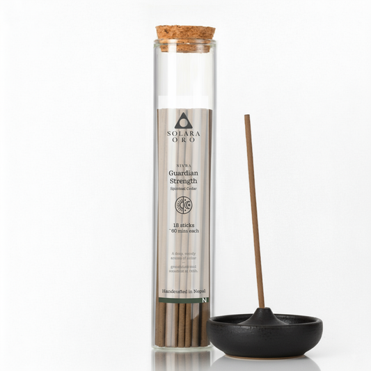 Guardian Strength – NIVRA Collection Tibetan Cedarwood Incense (18 Sticks, ~60 mins)