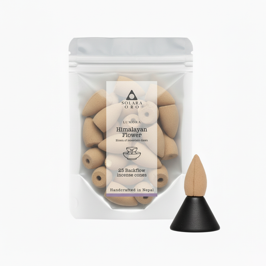 Himalayan Flower – LUMORA Collection Backflow Incense Cones (25 Cones)