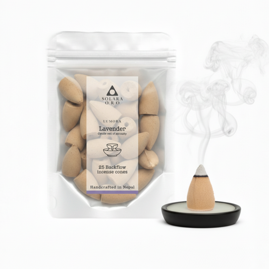 Lavender – LUMORA Collection Backflow Incense Cones (25 Cones)