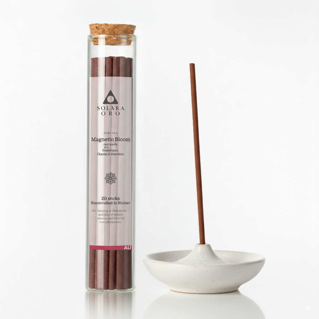 Magnetic Bloom - AURVARA Collection Bhutanese Attraction Incense Sticks (20 Sticks)
