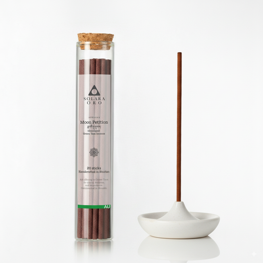 Moon Petition - AURVARA Collection Bhutanese Green Tara Incense Sticks (20 Sticks)