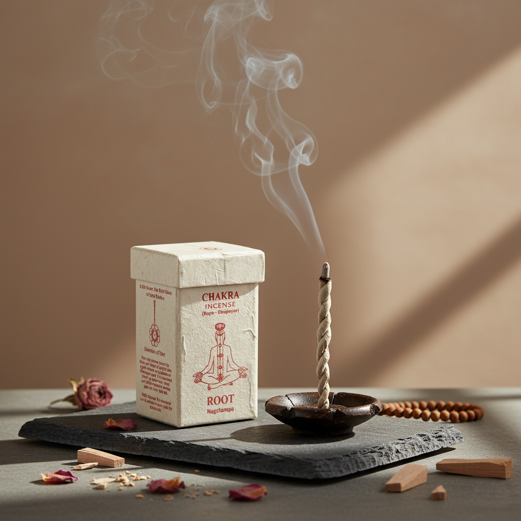 Chakra Rope Incense – Root (Nagchampa)