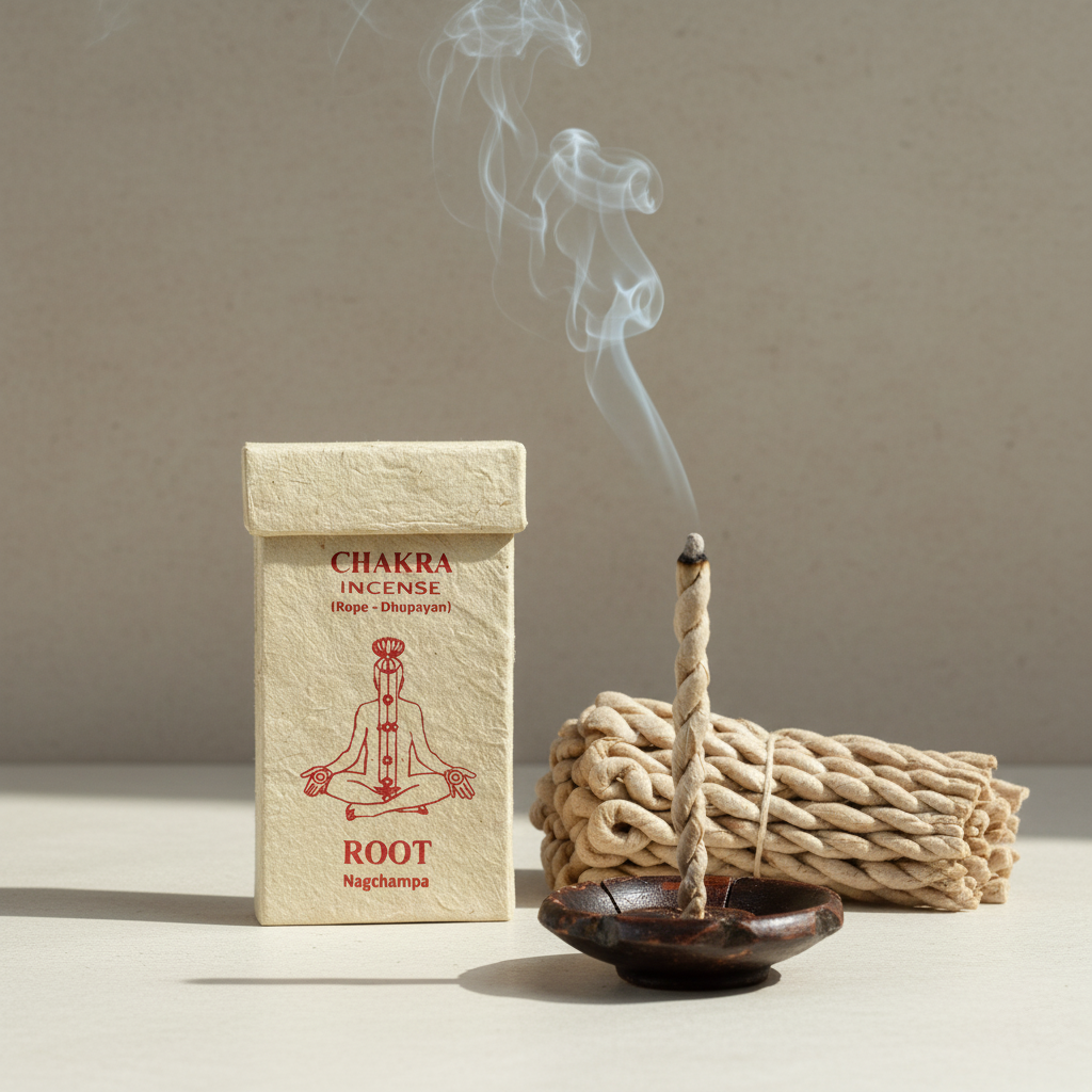 Chakra Rope Incense – Root (Nagchampa)