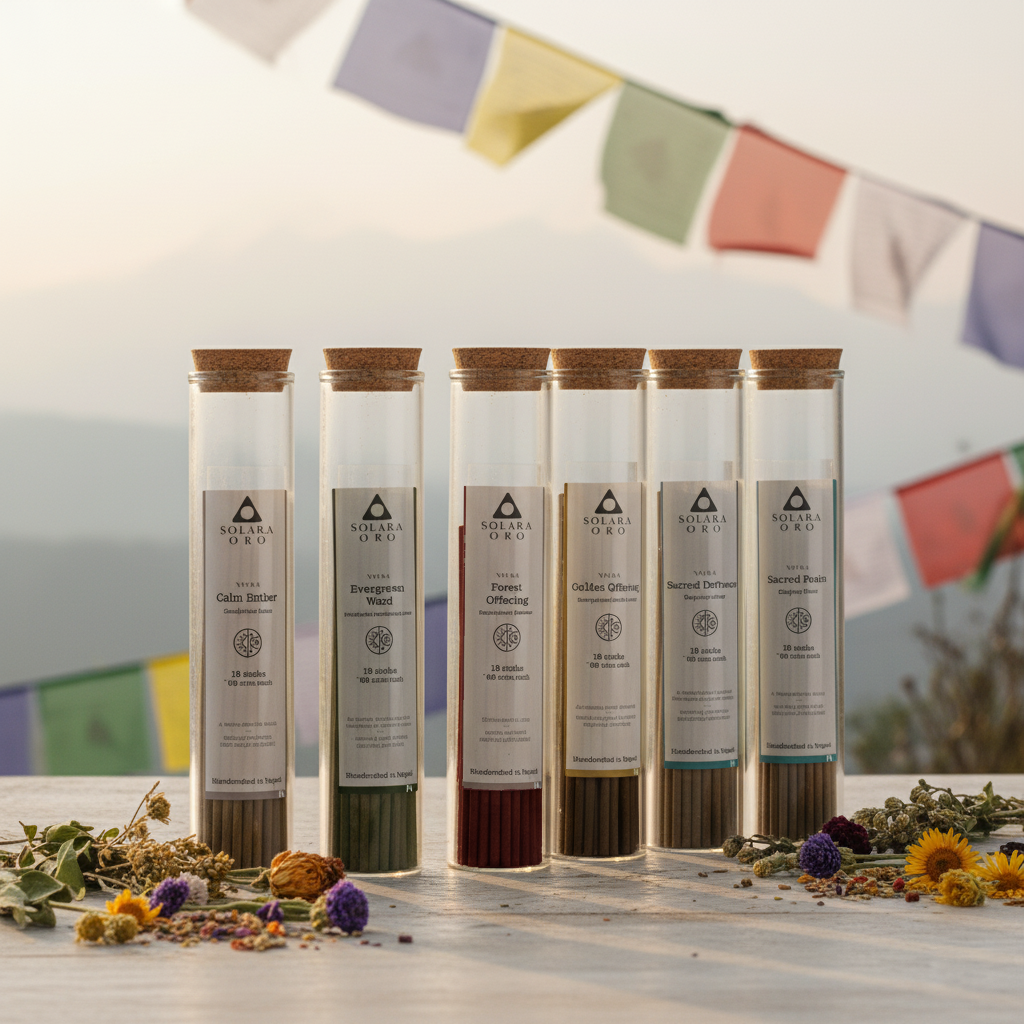 Nepal – NIVRA Collection Set A – Grounding & Protection Incense Sticks