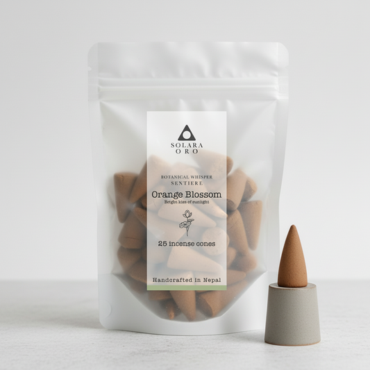 Orange Blossom – SENTIERE: BOTANICAL WHISPER Incense Cones (25 Cones)