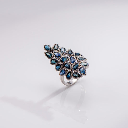 The Timeless Treasure - Sapphire Ring 925 Silver