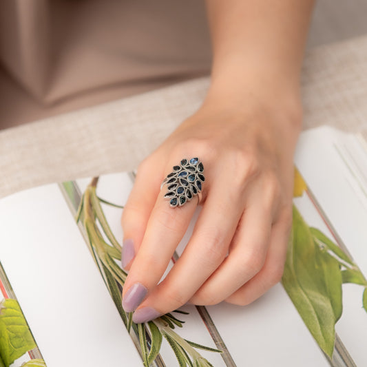 The Timeless Treasure - Sapphire Ring 925 Silver