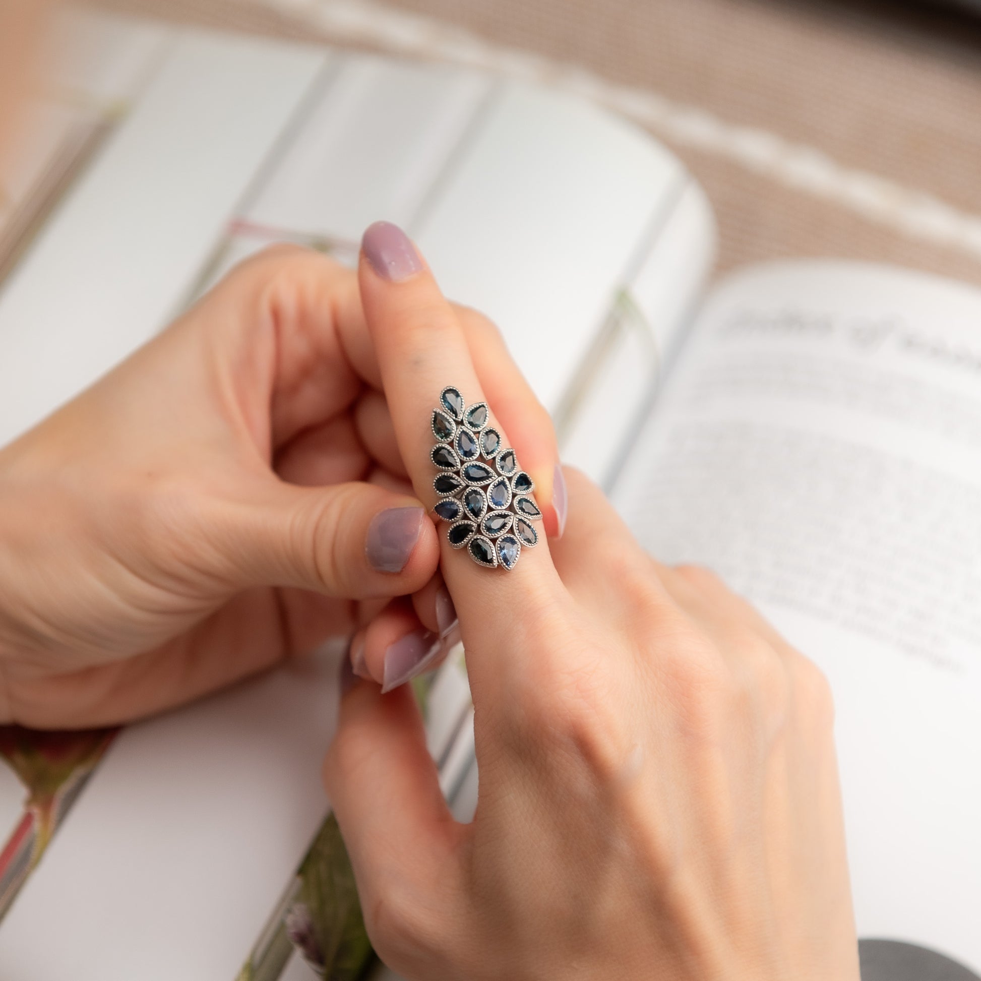 The Timeless Treasure - Sapphire Ring 925 Silver