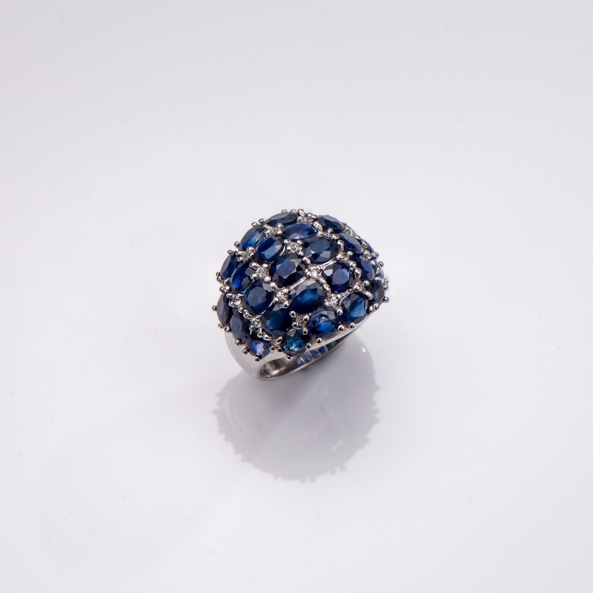 The Celestial Hue - Sapphire Ring 925 Silver