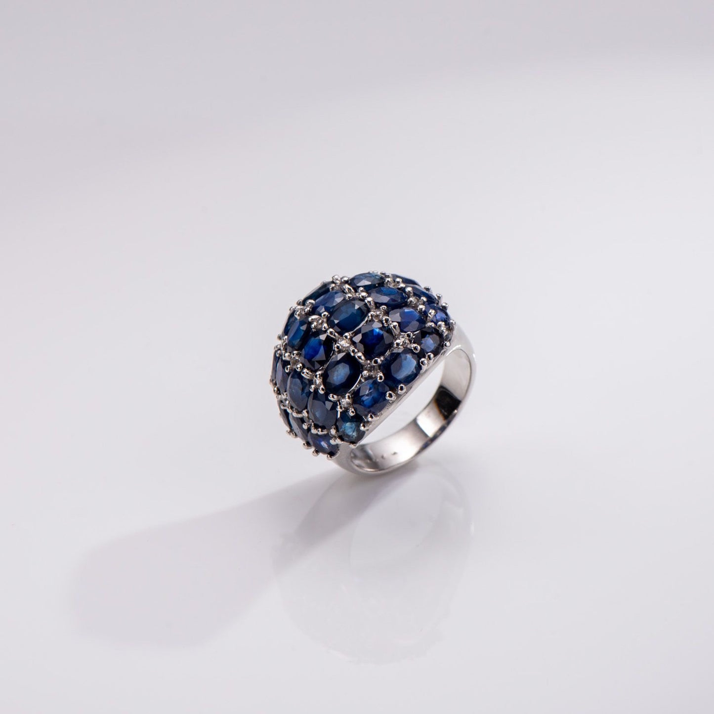 The Celestial Hue - Sapphire Ring 925 Silver
