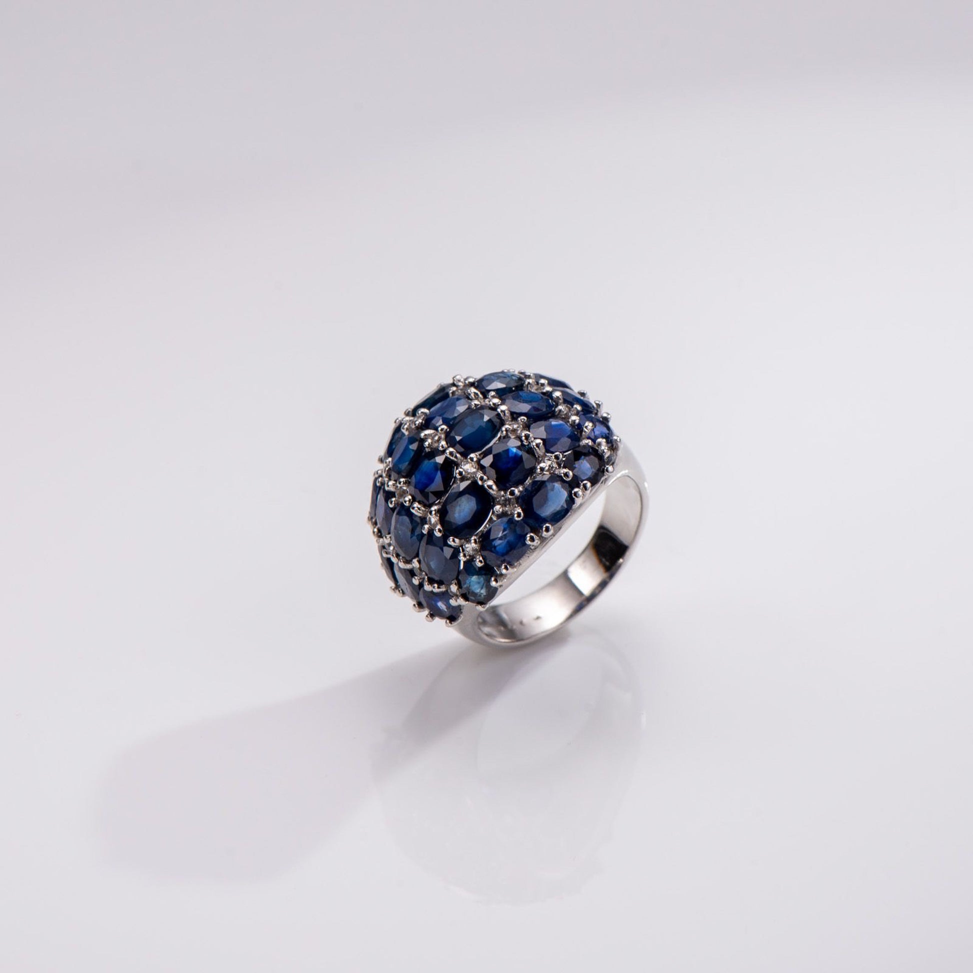 The Celestial Hue - Sapphire Ring 925 Silver