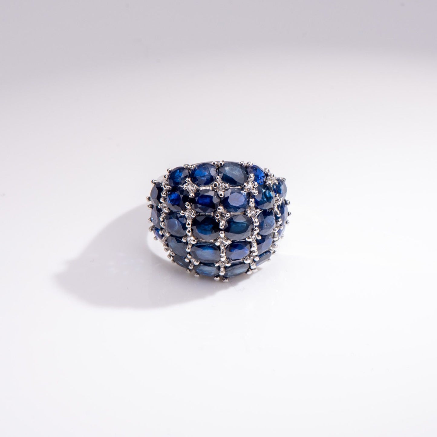 The Celestial Hue - Sapphire Ring 925 Silver