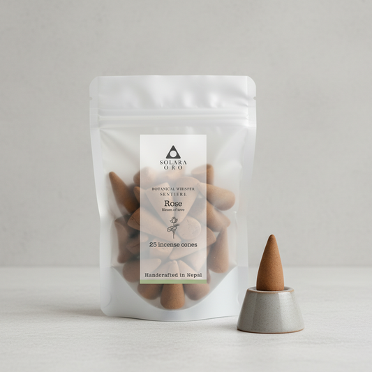 Rose – SENTIERE: BOTANICAL WHISPER Incense Cones (25 Cones)