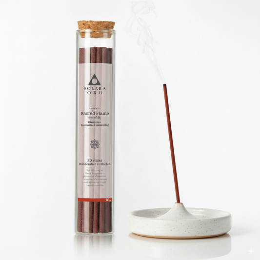 Sacred Flame - AURVARA Collection Bhutanese Guru Rinpoche Incense Sticks (20 Sticks)