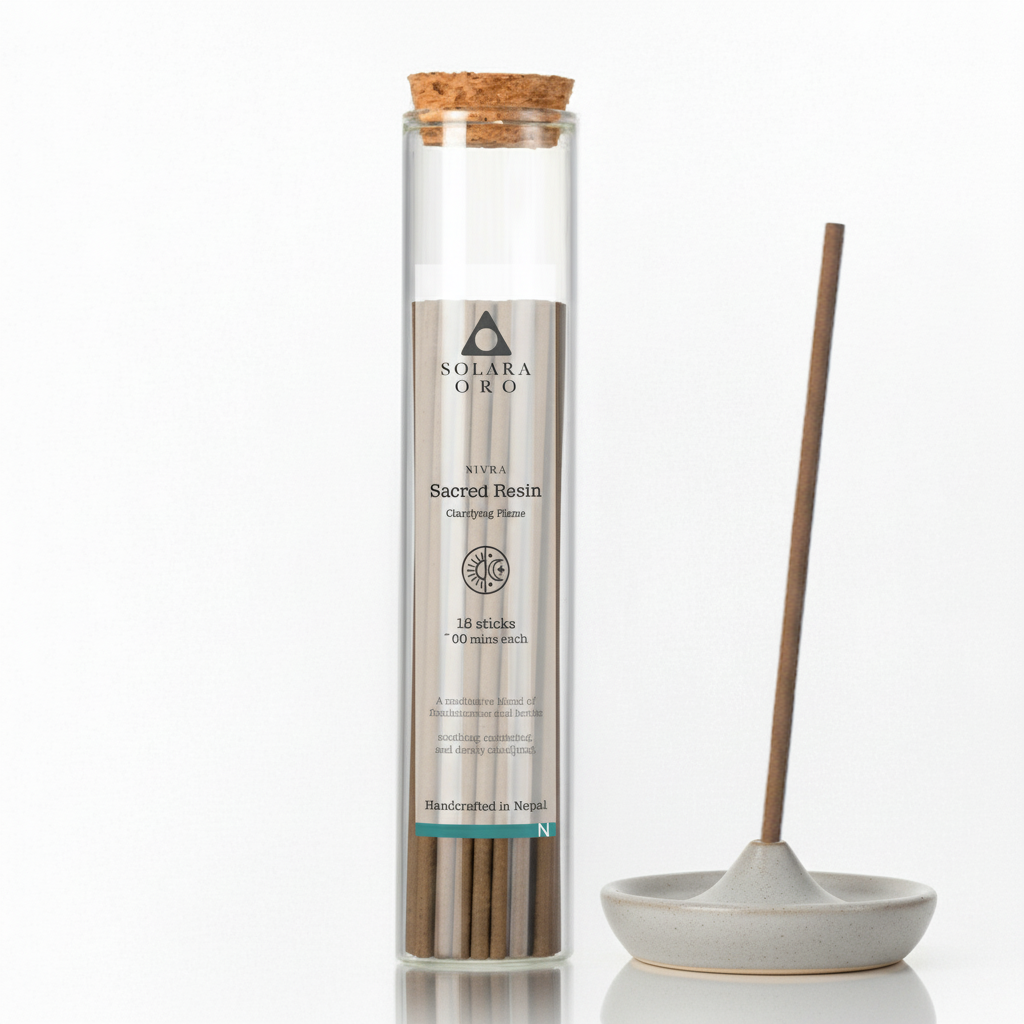 Sacred Resin – NIVRA Collection Tibetan Frankincense Incense (18 Sticks, ~60 mins)