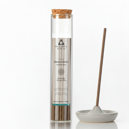 Sacred Resin – NIVRA Collection Tibetan Frankincense Incense (18 Sticks, ~60 mins)