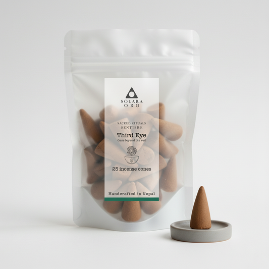 Third Eye – SENTIERE: SACRED RITUALS Incense Cones (25 Cones, ~20 mins each)