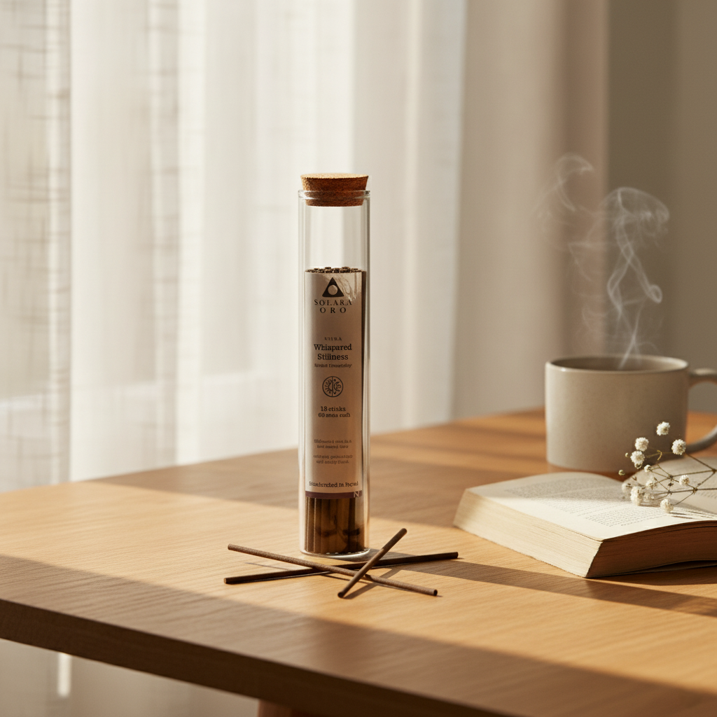 Whispered Stillness – NIVRA Collection Tibetan Spikenard Incense (18 Sticks, ~60 mins)