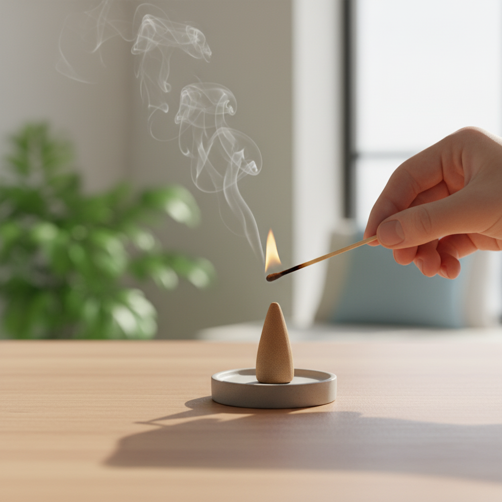 White Sage – SENTIERE: ELEMENTAL ROOTS Incense Cones (25 Cones, ~20 mins each)