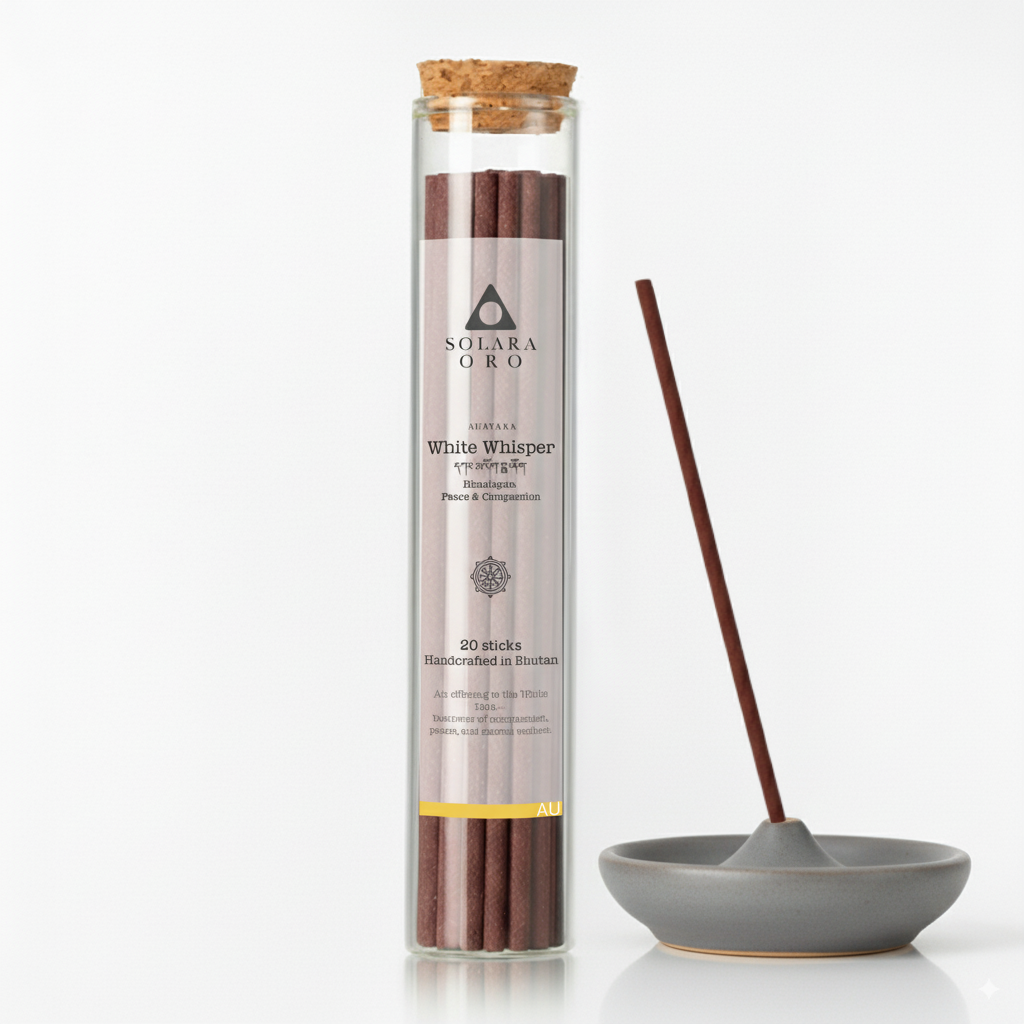 White Whisper - AURVARA Collection Bhutanese White Tara Incense Sticks (20 Sticks)