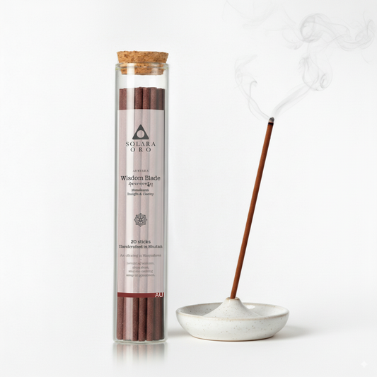 Wisdom Blade - AURVARA Collection Bhutanese Manjushree Incense Sticks (20 Sticks)